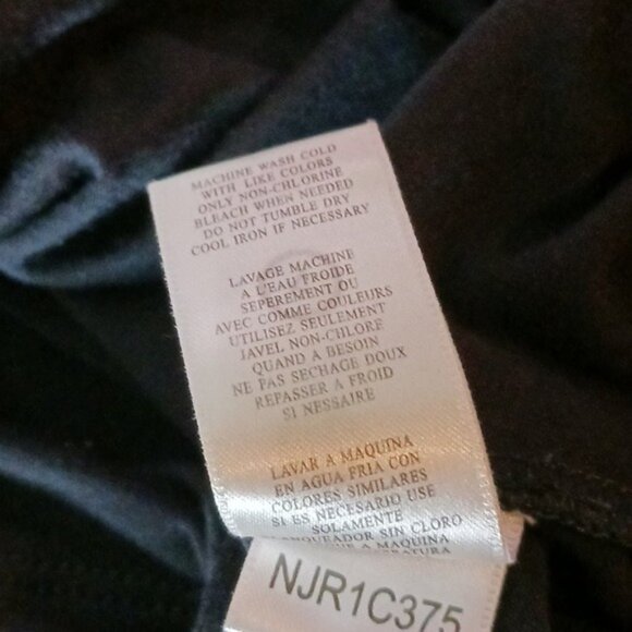 BCBGMaxAzria Blouse Blue Smocked Button Detail Short Sleeve Mid Century Size S - Picture 8 of 8